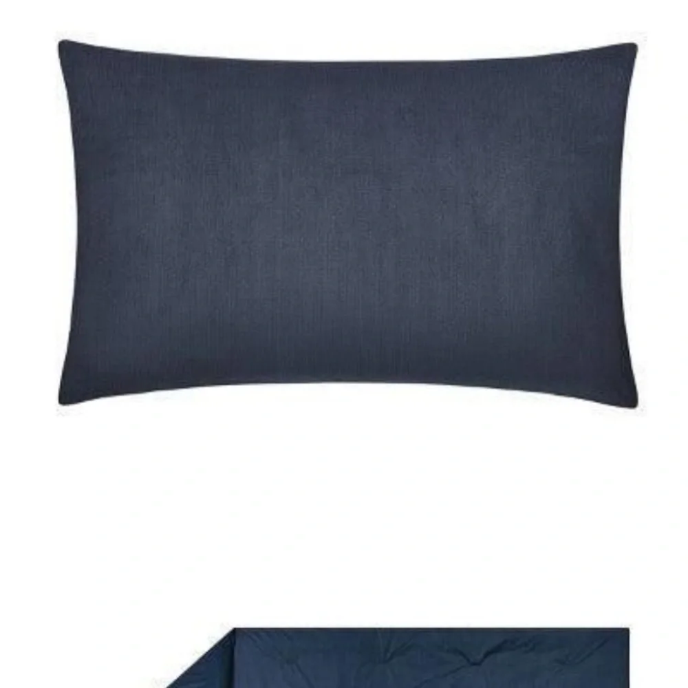 NWT Makers Collective Navy Blue corduroy Bedding Set